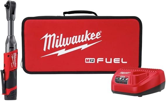 Milwaukee M12 FUEL™ Kit cricchetto a lunga portata 3/8″ con 1 batteria
