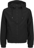 JACK & JONES Giacca softshell uomo – Antivento e idrorepellente, con zip, per outdoor e uso quotidiano