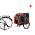 Karlie Rimorchio per bicicletta Doggy Liner Economy fino a 40 kg, rosso/grigio – Articolo di seconda scelta, ottime condizioni