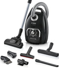 Bosch Serie 8 BGB75X494 Aspirapolvere con sacchetto – Allergie ideali, filtro igienico, spazzola per parquet/moquette/piastrelle, cavo lungo, silenzioso, 650 W, blu