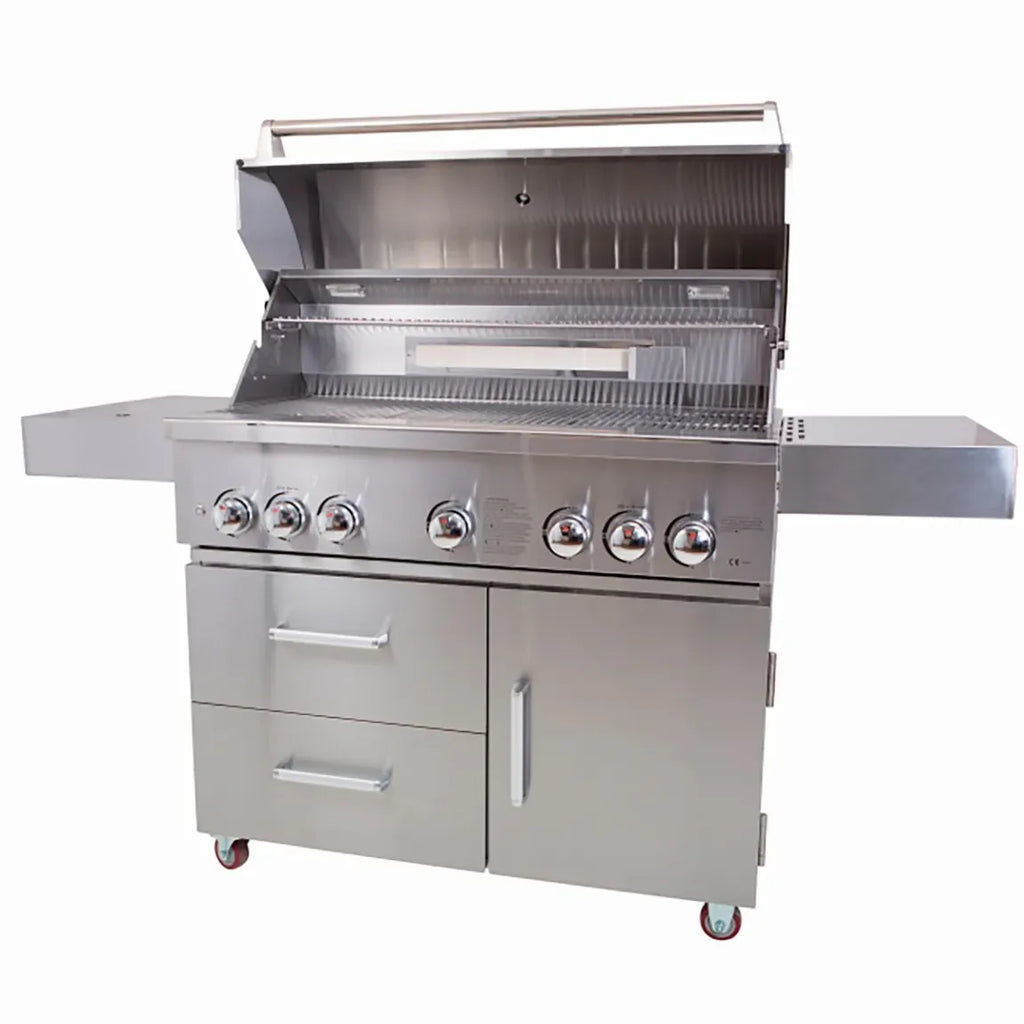 Barbecue a gas KOBE PROFESSIONAL 5+2 – 176,7×69×128,5 cm