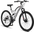 Chillaxx Bike Falcon Premium MTB 24/26/27,5/29″ – Freni a disco, 21 velocità, biammortizzata, per adolescenti e adulti