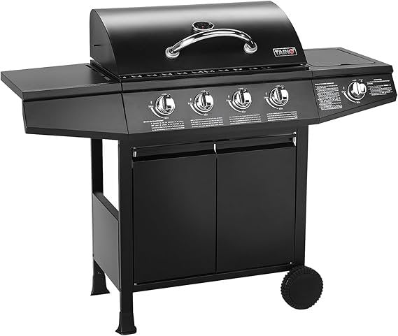 Taino Basic Barbecue a gas su carrello con bruciatore laterale