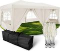 Kronenburg Gazebo pieghevole – Tenda da giardino/ricevimento 100% impermeabile, 3 × 3 m o 3 × 6 m, UV UPF 50+, con pareti, vari colori