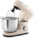 Klarstein Robot da cucina multifunzione 1300 W – Ciotola 5 L, gancio impastatore, movimento planetario, 6 velocità