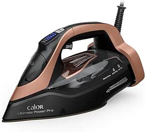 Calor Ultimate Power Pro Ferro da stiro a vapore FV9E50C0 – 3200 W, vapore continuo 85 g/min, colpo di vapore 300 g, alte prestazioni