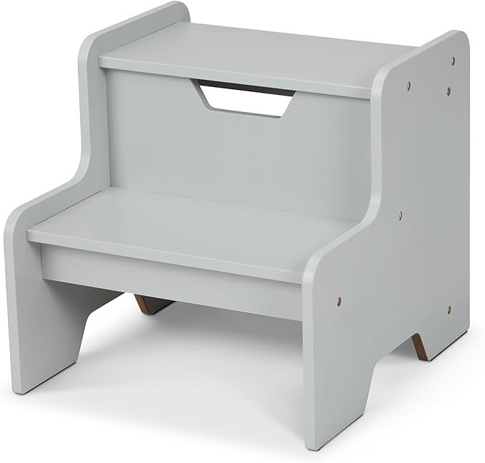 Melissa & Doug Sgabello per bambini in legno – Grigio