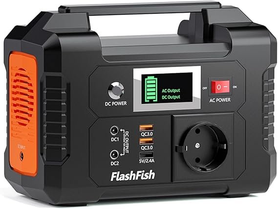 Generatore elettrico portatile 151 Wh – Generatore solare 200 W, 230 V