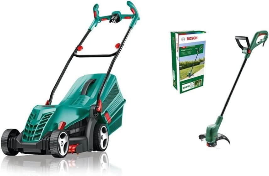 Bosch ARM 37 Tosaerba elettrico – 1400 W, larghezza di taglio 37 cm