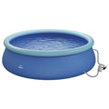 CRIVIT Piscina Quick-Up Ø 300 × H 76 cm con pompa filtrante – Articolo di seconda scelta, come nuova