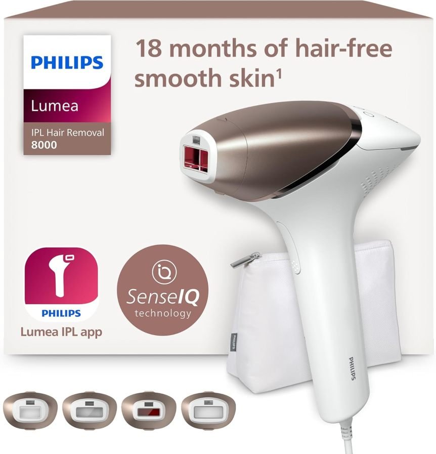 Philips Lumea Serie 8000 Dispositivo di epilazione IPL BRI948/00
