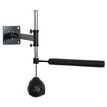 HOMCOM Supporto da boxe con punching ball, regolabile in altezza, montaggio a parete