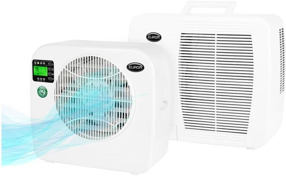 EUROM AC2401 Climatizzatore split portatile 2400 BTU – Per roulotte, camper, barca, autobus e casa mobile, versione migliorata dell'AC2400
