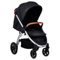 Hauck Uptown Passeggino Melange Rose – Fuoristrada, seduta ampia, posizione sdraiata, ruote in gomma, sospensioni, piegatura compatta, parapioggia