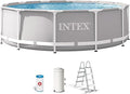Intex Prism Frame Piscina tubolare rotonda Ø 3,66 × 0,98 m – Kit fuori terra per giardino