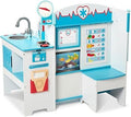 Melissa & Doug Centro attività medico – Postazione medica in legno / valigetta da dottore, gioco di ruolo dai 3 anni