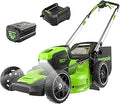 Greenworks Tosaerba a batteria 80 V 21 pollici – Motore brushless, illuminazione LED, batteria 4,0 Ah e caricabatterie rapido inclusi
