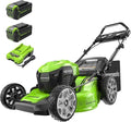 Greenworks Tosaerba a batteria 40 V 21 pollici semovente – Motore brushless, Smart Pace, 2 batterie 4,0 Ah e caricabatterie inclusi