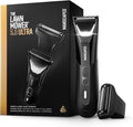 MANSCAPED The Lawn Mower 5.0 Ultra Regolabarba corpo e zone intime – Doppia testina SkinSafe®, impermeabile, ricaricabile USB-C, custodia da viaggio, nera