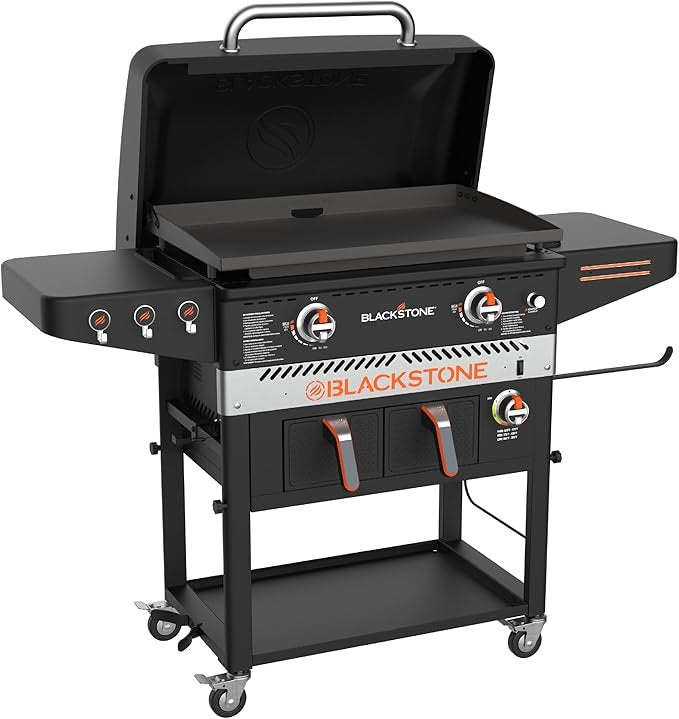 Blackstone Plancha 28″ con friggitrice ad aria e 2 bruciatori