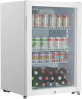 METRO Professional GPC1088 Mini frigorifero 88 L – 1,052 kWh/24 h, 3 ripiani a griglia inox, nero (bianco/118 L)