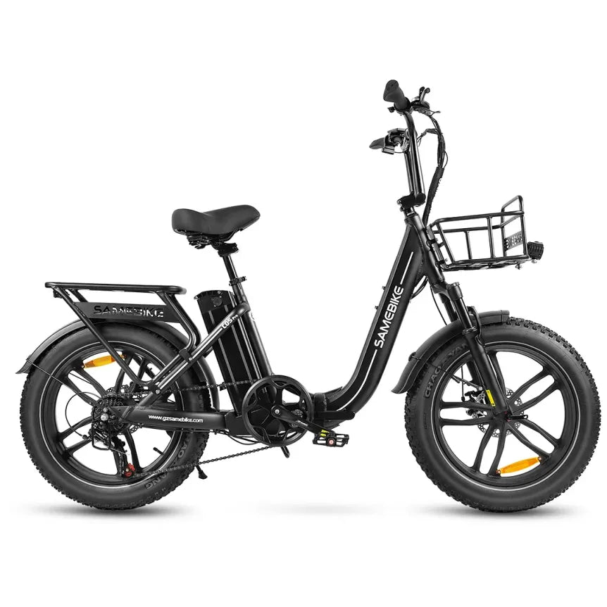 SAMEBIKE C05 Pro Bicicletta elettrica pieghevole Fat Tire con telaio basso – Batteria 36 V 13 Ah, motore 500 W