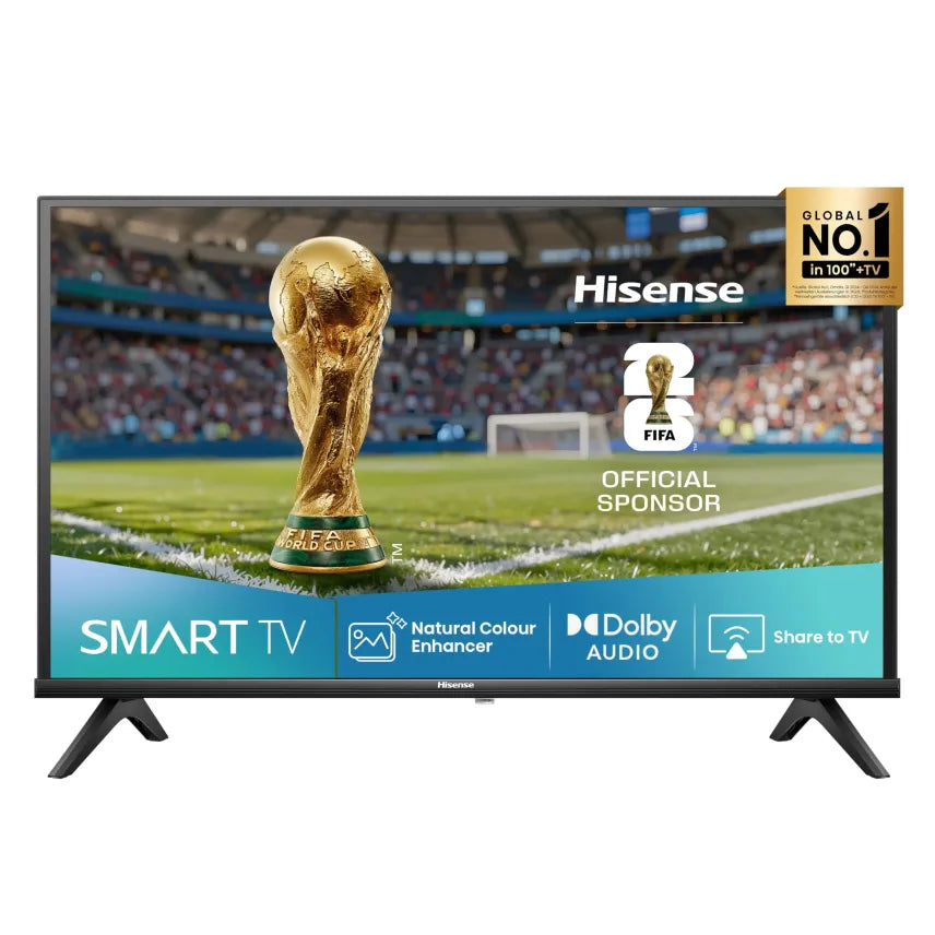 Hisense 40E4QT TV 40 pollici DLED Smart TV 2025 – Game Mode, AI Sports Mode, Dolby Audio, DTS Virtual:X, HDR10, HLG, Full HD, contrasto elevato, riduzione del rumore