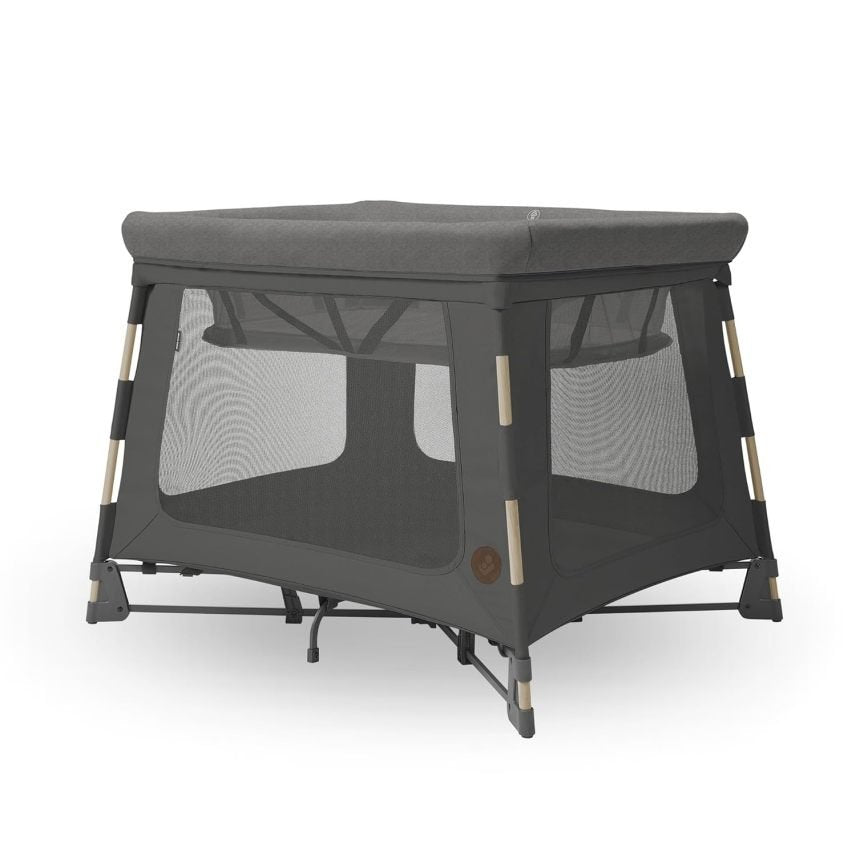 Maxi-Cosi Swift Lettino da viaggio 3-in-1 – Culla per neonato, 0–3,5 anni fino a 15 kg, altezza regolabile, materasso 2-in-1, ultraleggero, chiusura in 1 secondo