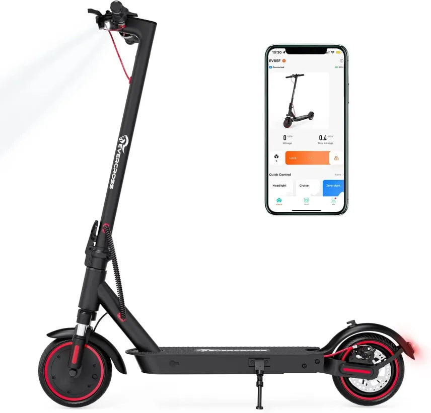 EVERCROSS EV85F Monopattino elettrico – Motore 350 W, 25 km/h, pneumatici 8,5 pollici, IP54, pieghevole