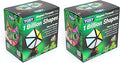 TOSY Pyramid Glow Magnet – Blocchi da costruzione magnetici 12 pezzi (set da 2), 243 magneti, luminosi al buio, gioco STEM