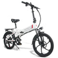 Bicicletta elettrica pieghevole SAMEBIKE 20LVXD30 350 W, ruote da 20 pollici, batteria 48 V 10,4 Ah