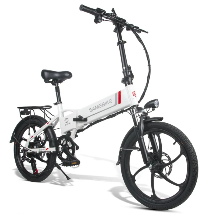 Bicicletta elettrica pieghevole SAMEBIKE 20LVXD30 350 W, ruote da 20 pollici, batteria 48 V 10,4 Ah