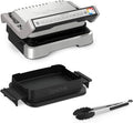 Tefal OptiGrill 4-in-1 GC776D10 – Grill a contatto con teglia, apertura piatta, 9 programmi, indicatore di cottura, grill e forno
