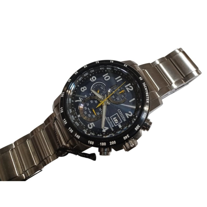 Citizen Orologio da uomo cronografo AT8124-91L, argento – Articolo di seconda scelta, ottime condizioni