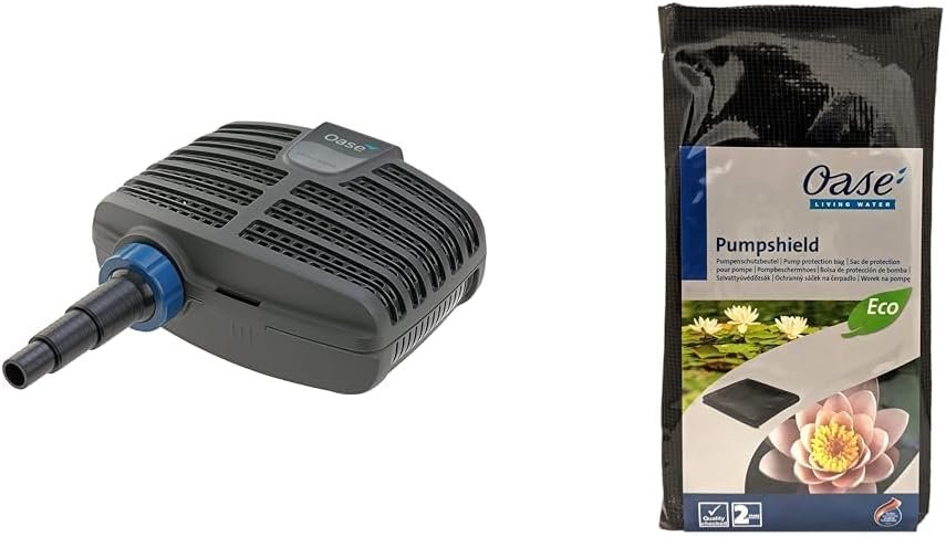 OASE 51096 AquaMax Eco Classic 5500 Pompa di filtrazione e ruscelli – Portata 5300 l/h, efficiente dal punto di vista energetico, per laghetto e filtro