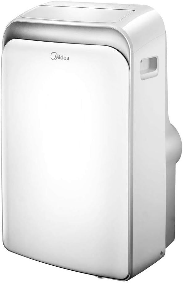 Midea Climatizzatore portatile MPD-12CRN7, 12.000 BTU / 3,5 kW – Raffrescamento, ventilazione e deumidificazione, fino a 117 m³ (43 m²), tubo di scarico