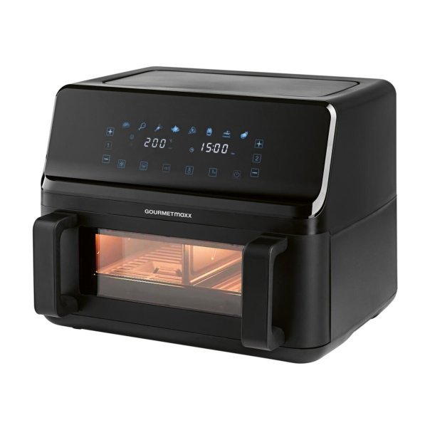 GOURMETmaxx Friggitrice ad aria calda Variokammer 15443 – 9 L, 2700 W, digitale, articolo di seconda scelta ottime condizioni