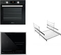 Bauknecht BAKO 566 IND Set forno + piano a induzione 60 cm – Aria calda, Gentle Steam, Maxi Cooking, My Menu, Booster, guide su 2 livelli, acciaio inox