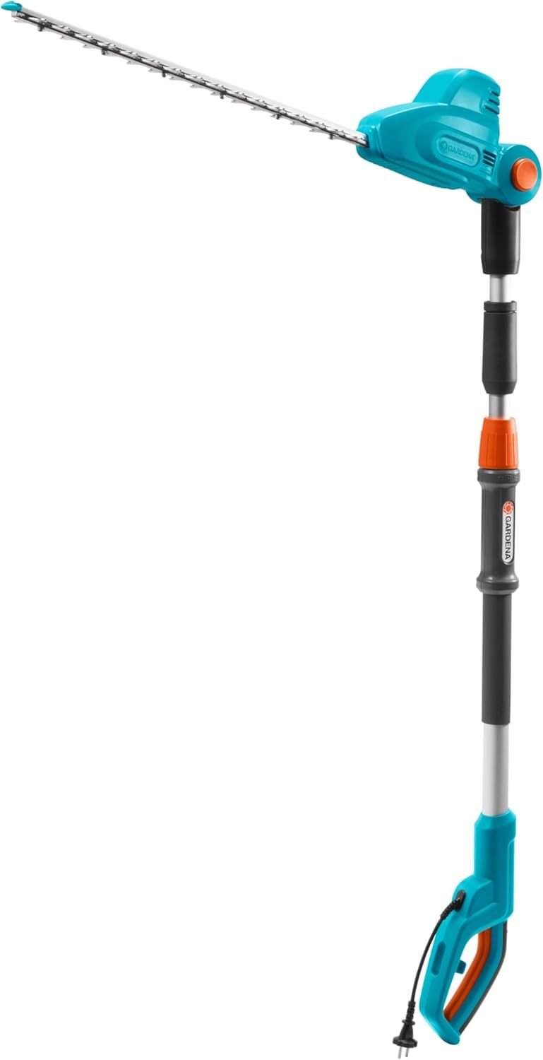 Gardena Tagliasiepi telescopico THS 500/48 – 500 W, portata 3,5 m, testa inclinabile, lama 48 cm, impugnatura ergonomica, protezione antiurto (8883-20)