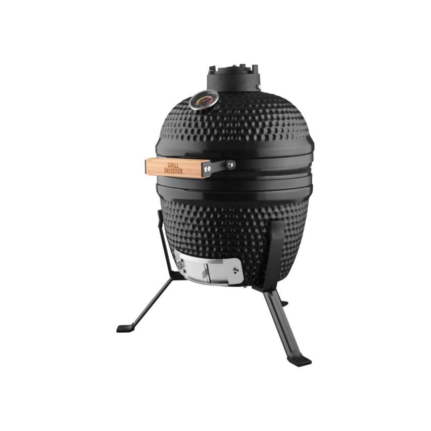 GRILLMEISTER Mini barbecue a carbone in ceramica, nero – Articolo di seconda scelta, come nuovo