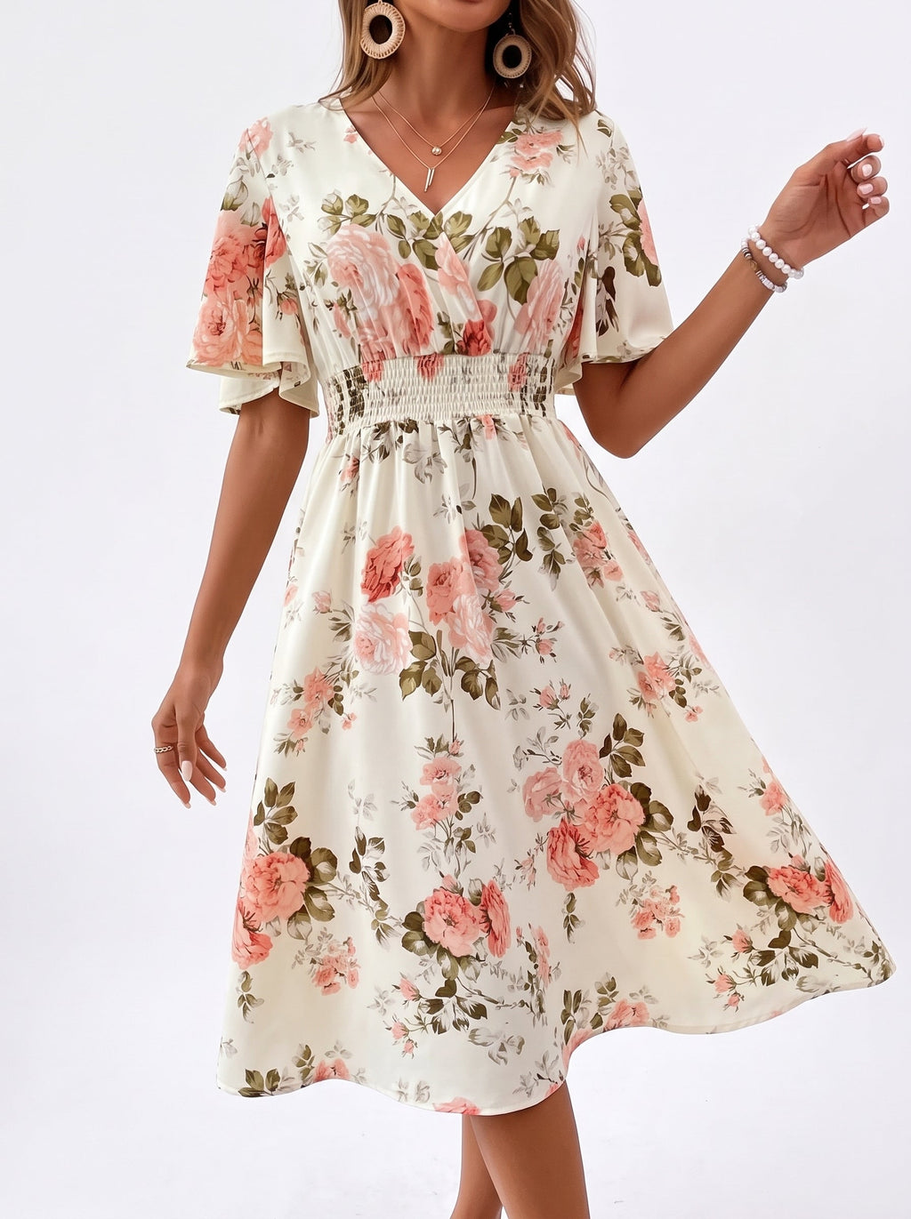 Kerensa | Abito Midi Floreale