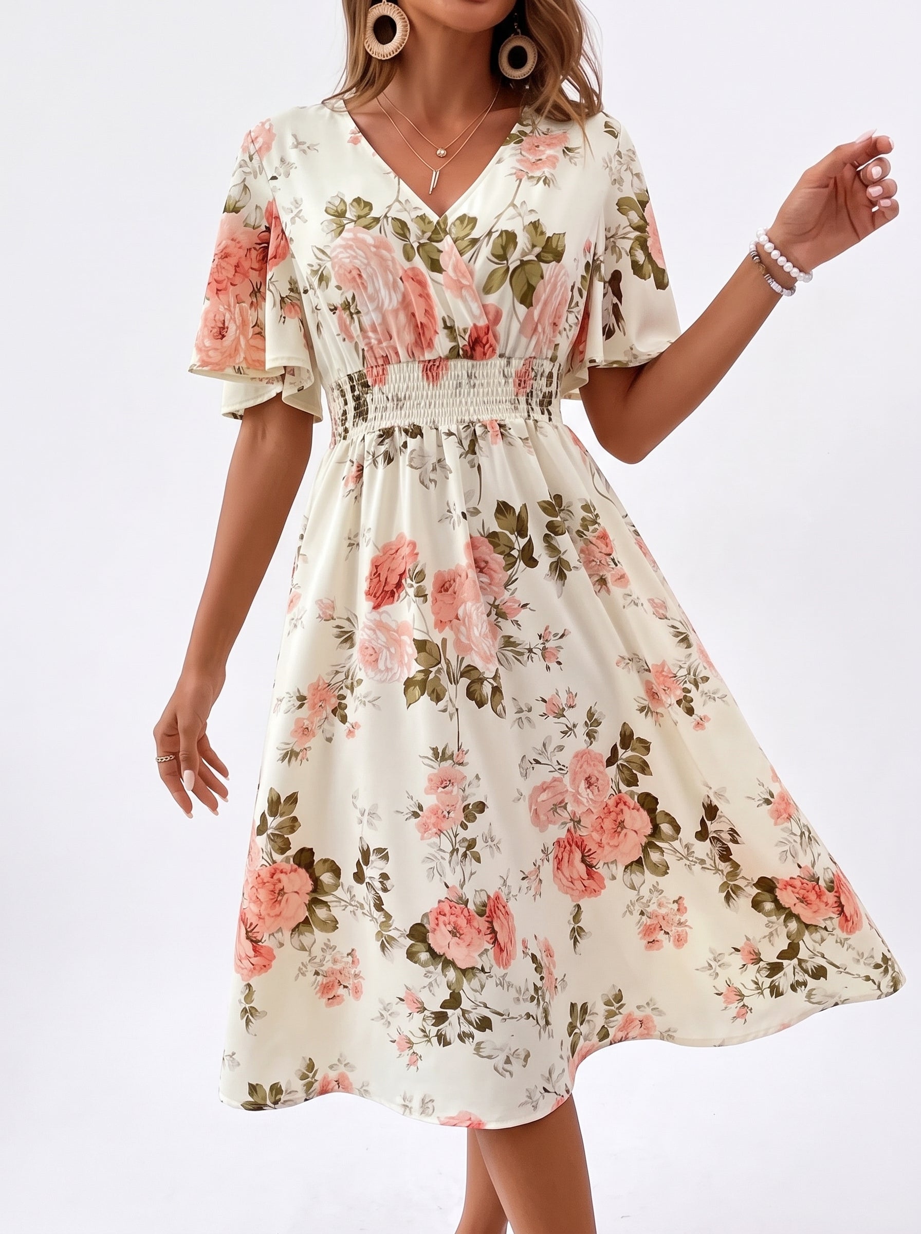 Kerensa | Abito Midi Floreale