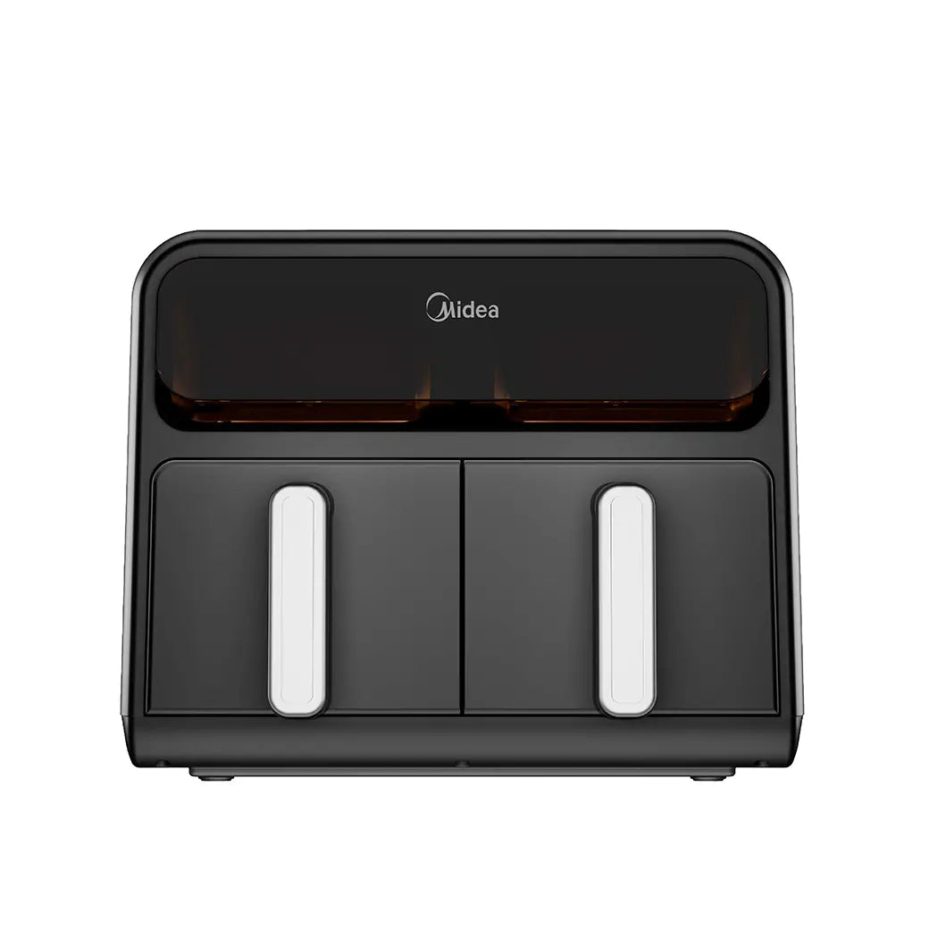 Midea Airfryer Forno 8,4 QT 9 in 1 a doppia zona – Due zone di cottura, 9 funzioni, grande capacità, nero