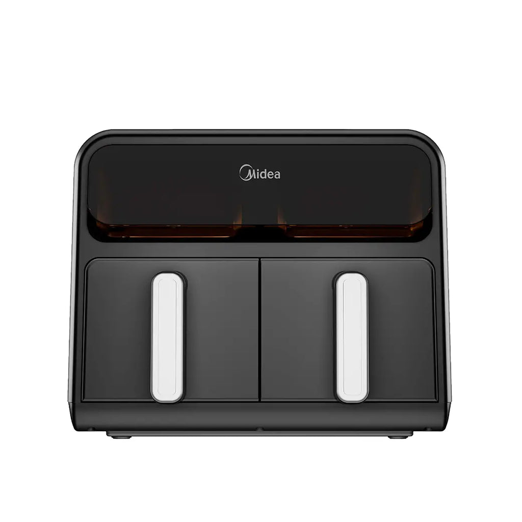 Midea Airfryer 8.4 QT Forno doppia zona 9 in 1 - Due zone cottura, 9 funzioni, Grande capacità, Nero
