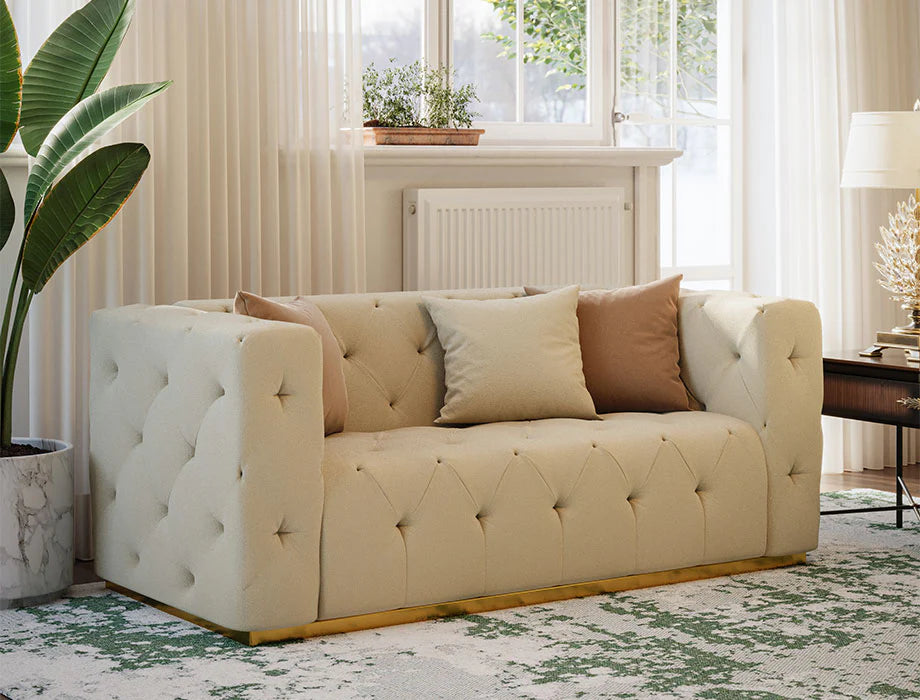 Midye Divano 2 posti – Crema