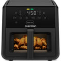 Chefman TurboFry Airfryer 9 qt – Friggitrice grande senza olio, nera