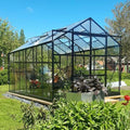 Metalcraft Serra 9,6 m² con vetro di sicurezza 4 mm – Nero