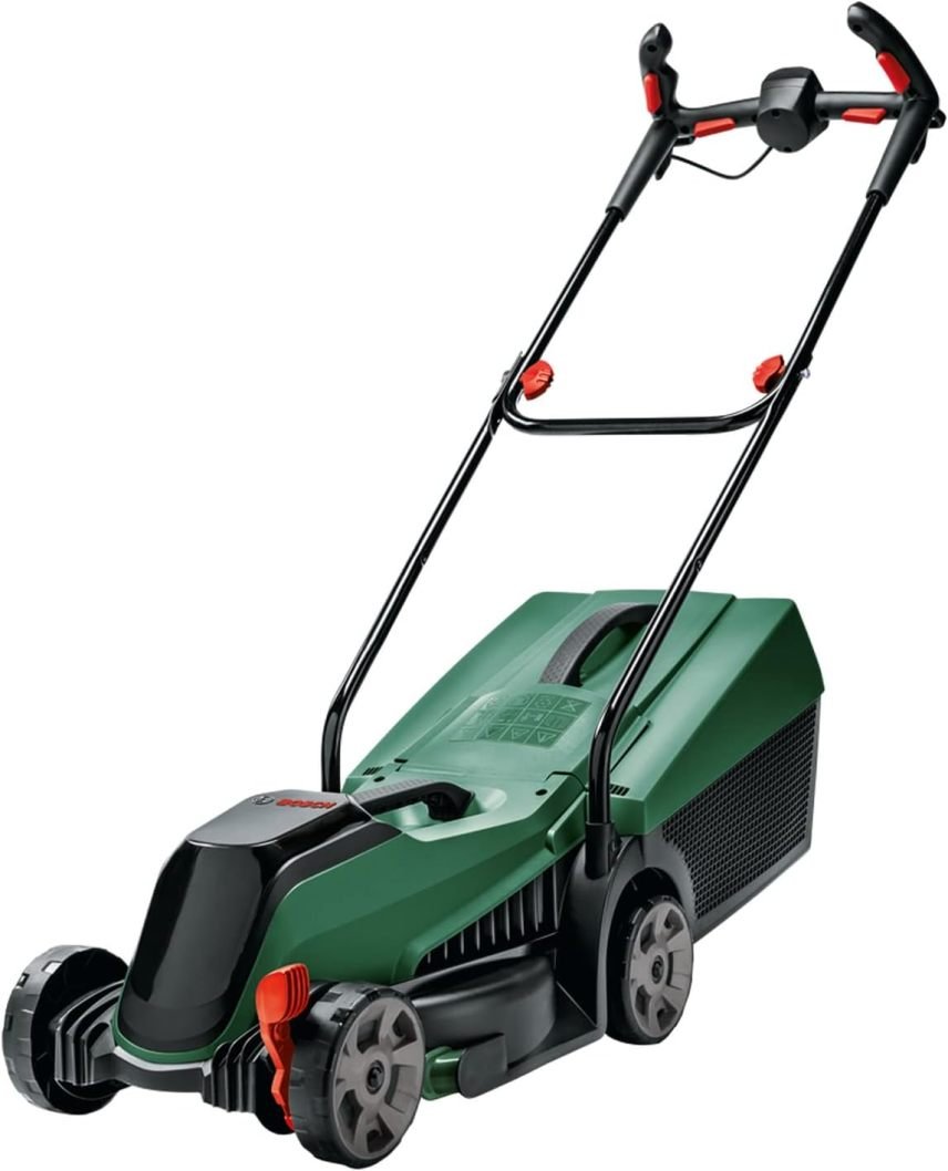 Bosch CityMower 18V-32-300 Tosaerba a batteria – 18 V, batteria 4,0 Ah, larghezza di taglio 32 cm, fino a 300 m², cartone