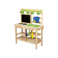 Playtive Cucina da esterno per bambini in legno massiccio – Struttura stabile, articolo di seconda scelta, ottime condizioni