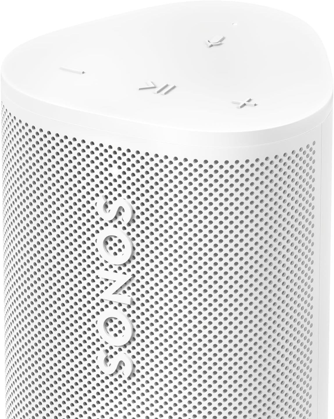 Sonos Roam 2 – Altoparlante leggero, portatile e impermeabile con Bluetooth, Wi-Fi, almeno 10 h di autonomia e controllo vocale, interno/esterno, bianco